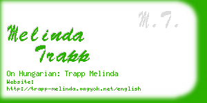 melinda trapp business card